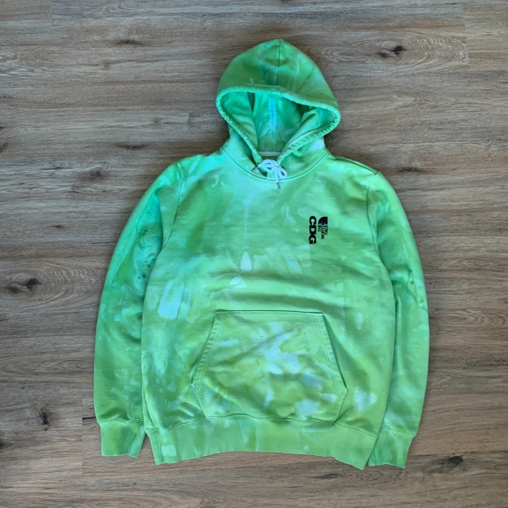 Comme des Garçons x The North Face Hoodie • Men's Large • Green
